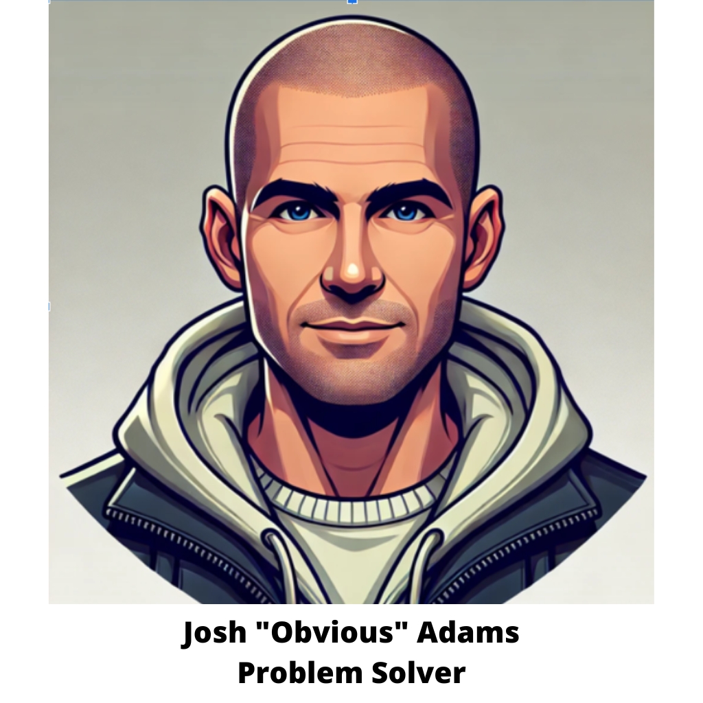 Headshot of Josh ‘Obvious’ Adams, business simplification expert and Catalyst Crew member.
