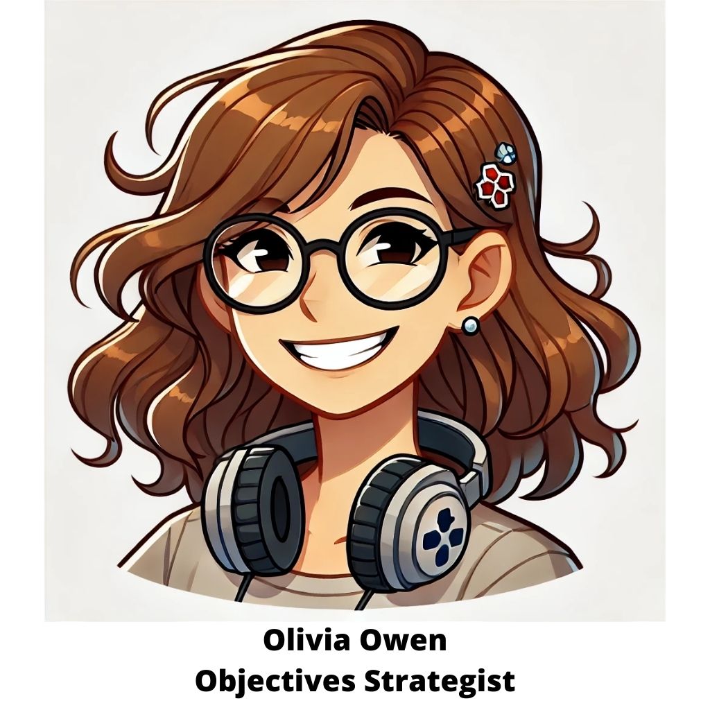 Olivia Owen, Objectives Strategist, guiding visionary leaders through defining Core Objectives for long-term business success.